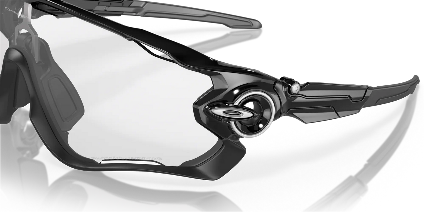 Oakley Jawbreaker Polished Black Clear/Black Photochromic