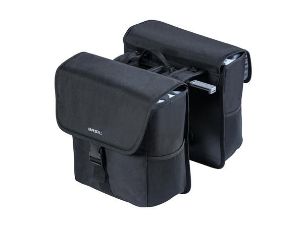 Basil Go MIK Sideveske Sett Sort, 32 ltr, ink MIK plate
