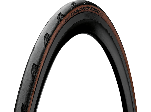 Continental GP 5000 700x25C Black/transparent Fold