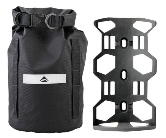 Merida travel gaffelveske black/gray 5 ltr