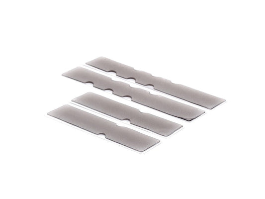 XLC Bar tape GP-T01 Transparent Gel pads, 2 drop bar insets for below and 2 at top