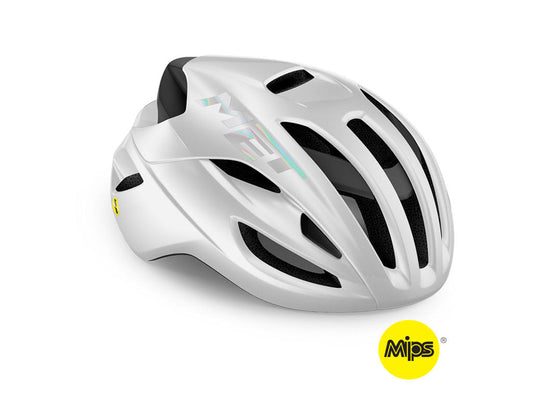 MET Helmet Rivale MIPS White Holographic/Glossy