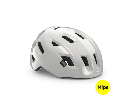 MET Helmet E-Mob MIPS White/Glossy