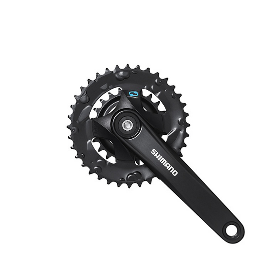 SHIMANO Kranksett FC-M315-2 8/7-delt 175,0 mm 36–22T Svart