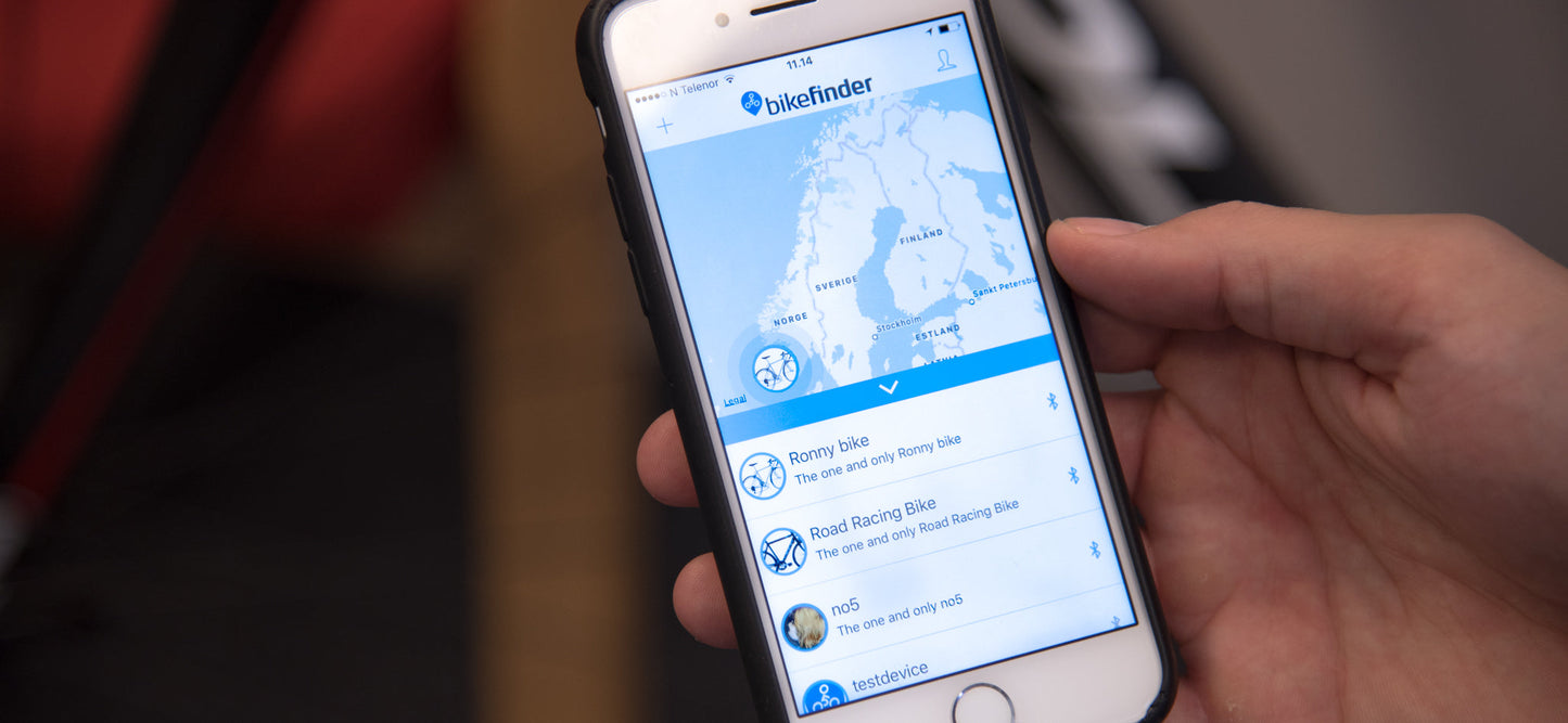 Bikefinder - spor din sykkel - sykkelforsikring!