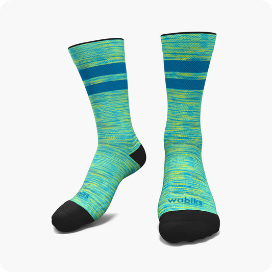 Wabiks Mixed Azul/Amarillo sokker