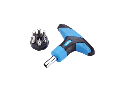 BBB TorqueFix BTL-119 4nm Momentnøkkel Blå/Sort, 4nm, T-Håndtak med 6 bits