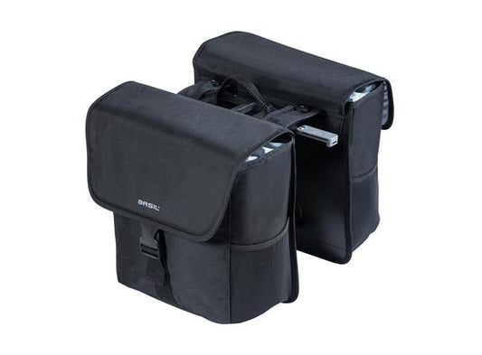 Basil Go MIK Sideveske Sett Sort, 32 ltr, ink MIK plate