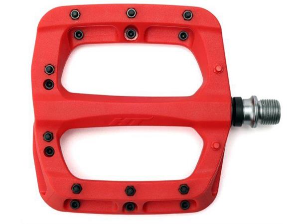 HT PA03A Platformpedal Rød Nylon Composite
