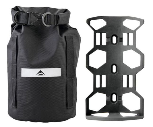 Merida travel gaffelveske black/gray 5 ltr