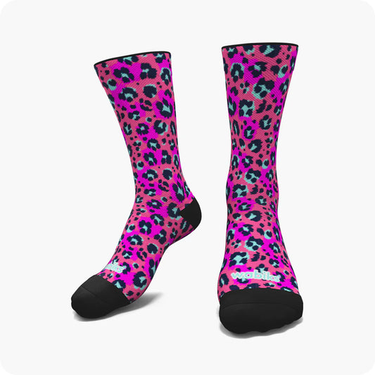 Wabiks Pink Leopard sokker