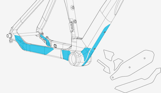 XA53 Transparent Protectors Kit Frame Orca Aero OMX