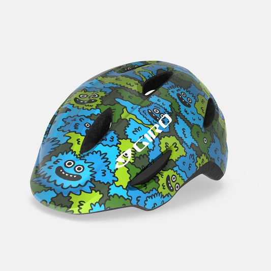 Giro Scamp Mips // XS // Blue - Green Creature Camo