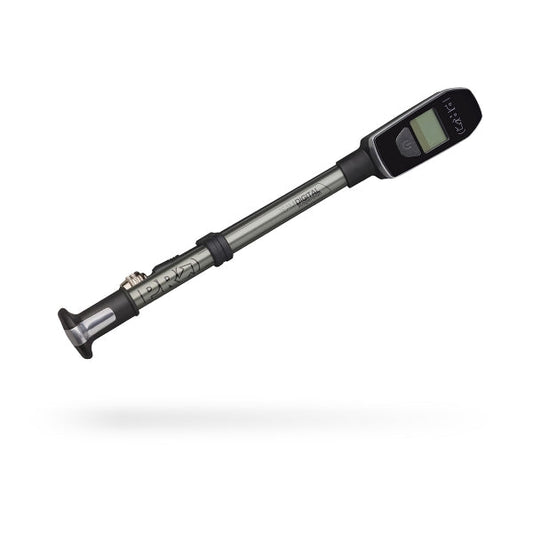 PRO Shock pump Team Black w/ digital gauge