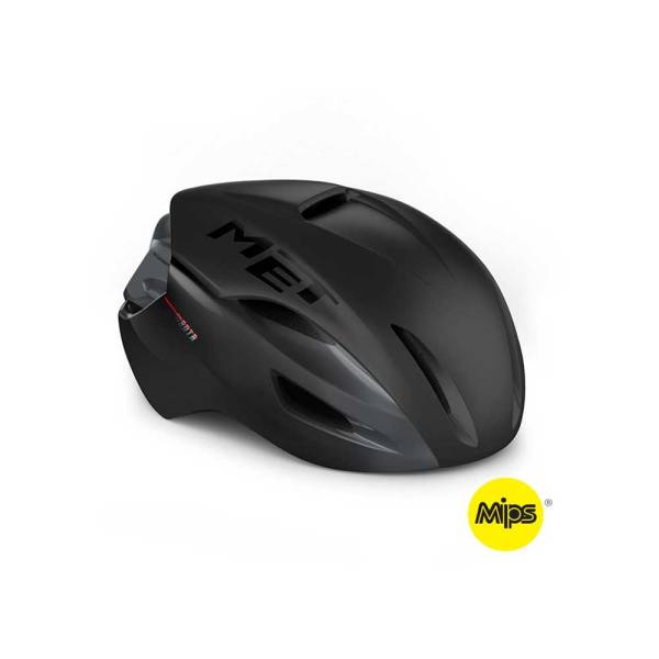 MET Manta Sykkelhjelm Mips Mat Zwart/Glossy