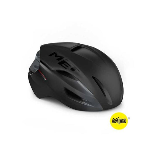 MET Manta Sykkelhjelm Mips Mat Zwart/Glossy