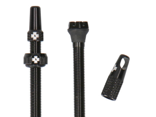MUC-OFF Tubeless Valve Set. 80 mm black